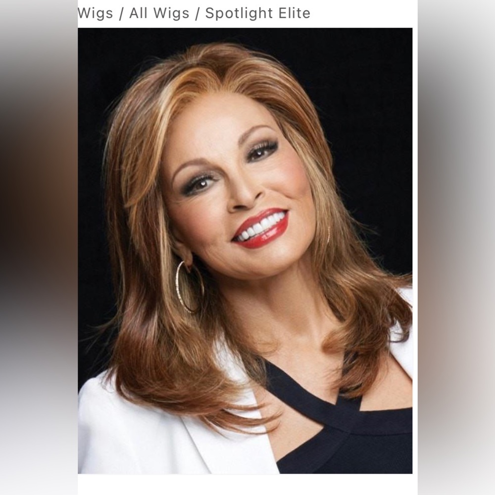 Raquel Welch Spotlight ELITE Hand-Tied Synthetic Lace Front Wig in Golden Pecan